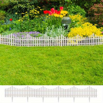 TEMU Grass Edging 17 Pcs. White 10 M Pp, Lawn Edges Image
