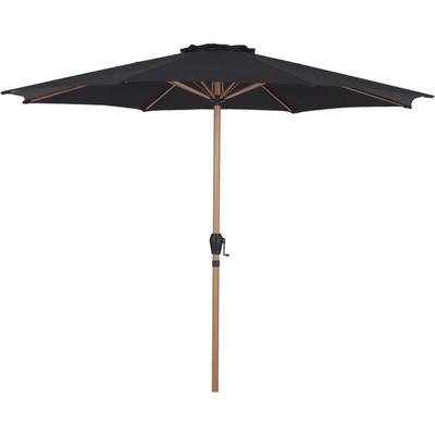 Felix Sonnenschirm Ø300cm schwarz,Teak. Image