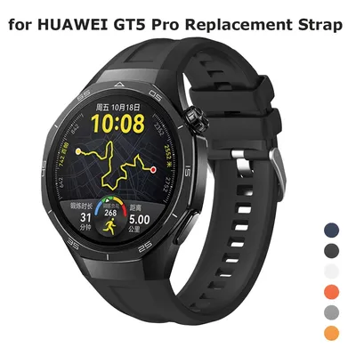 1PCS Silikon Strap Für HUAWEI UHR GT 5 Pro 46mm Band Ersatz Armband GT5 Pro Original Gürtel Keine Image