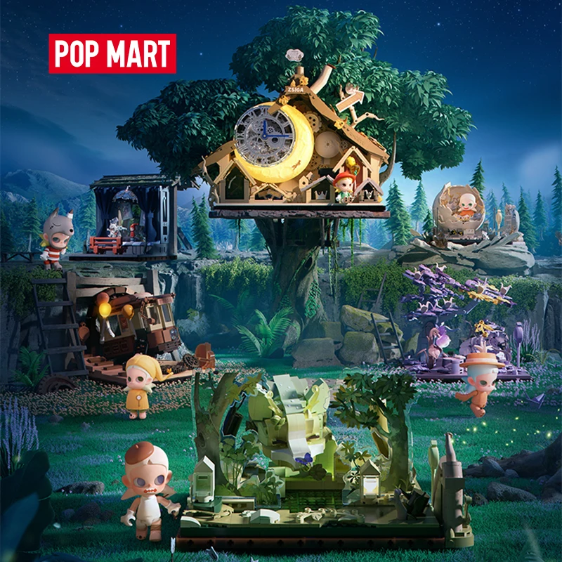POP MART Zsiga Walking Into The Forest Serie Blockfiguren POPMART Block limitiert auf 2 Stück pro Bestellung Image