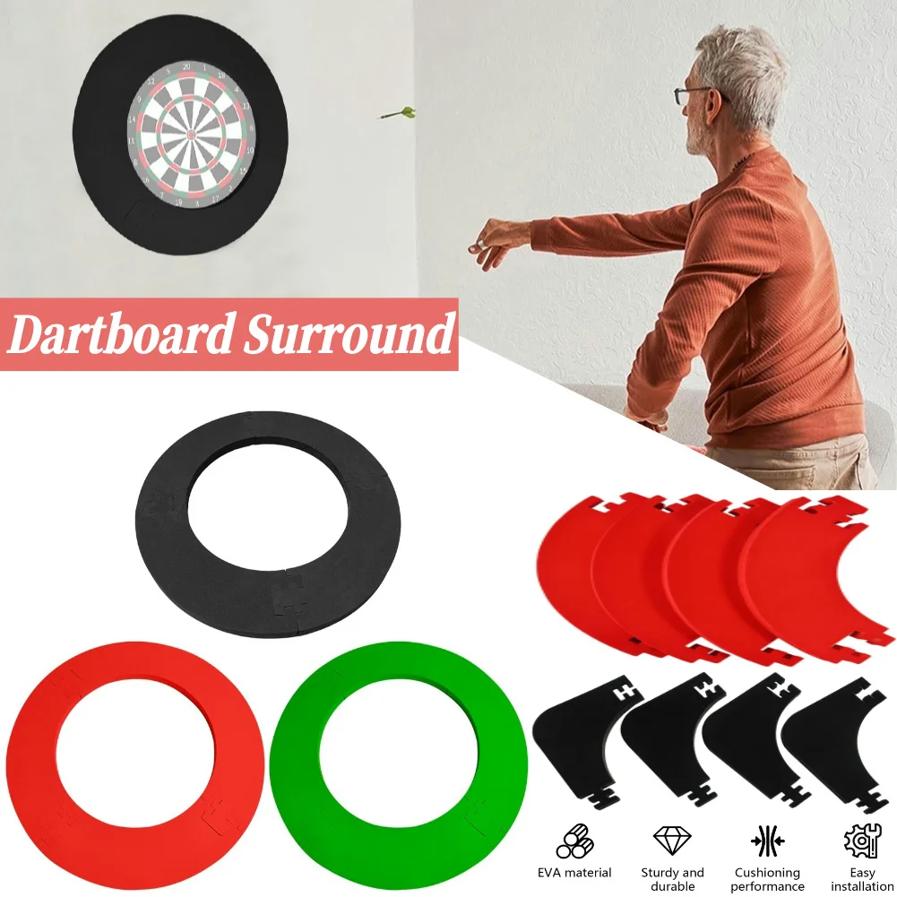 Neue Dartscheibe Surround Jigsaw Ring Design Dartscheibe Ring Leichte Dartscheibe Wandschutzscheibe Abnehmbares Dartzubehör Image