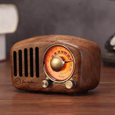 R919 Retro-Radio, Bluetooth-Lautsprecher, UKW-Radio mit altmodischem klassischem Stil, Bluetooth, Image