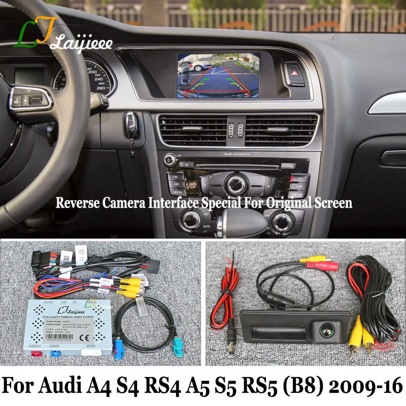 Für Audi A4 S4 RS4 A5 S5 RS5 B8 8K 8T 2009~2016 OEM-Bildschirm Keine Codierung erforderlich HD-Nachtsicht-Vorder-Rückfahrkamera Image