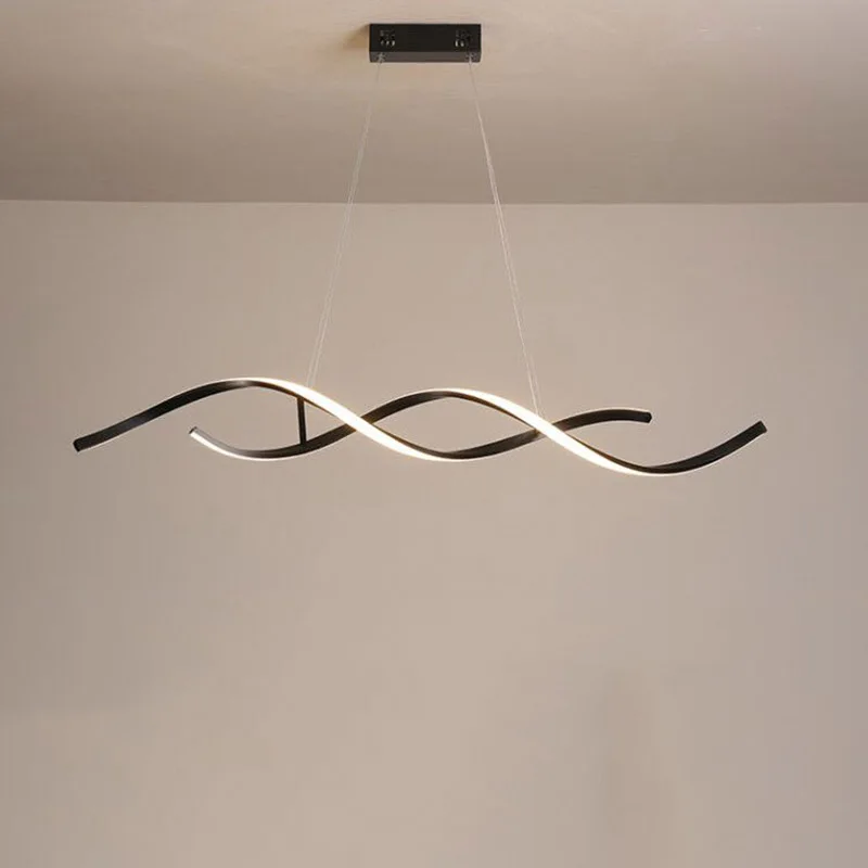 Moderne Matte Schwarz/Weiß Hängen led Kronleuchter Für Esszimmer Küche Zimmer Home Deco AC110-265V Kronleuchter Leuchte Kostenlose Mail