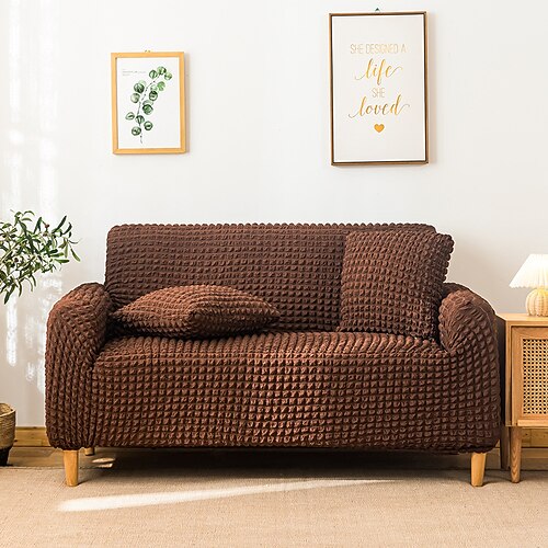 Sofabezug, stilvolle Sofabezüge, 3D-Blasengitter-Möbelschutz, 1-, 2-, 3-, 4-Sitzer-Sofabezüge für das Wohnzimmer Image