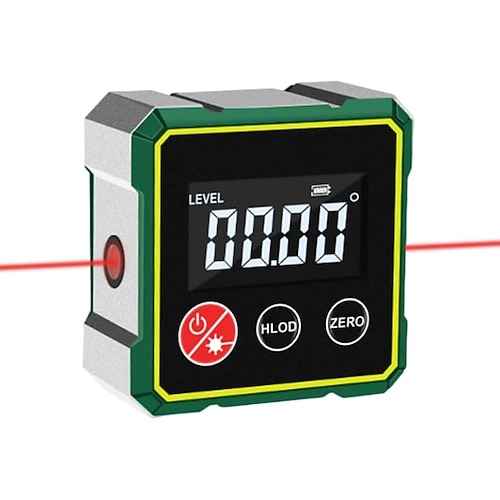 digitaler Winkelmesser, magnetischer Winkelmesser, digitales LCD-Wasserwaagenwerkzeug, Winkelmesser, Neigungsmesser, Wasserwaagenbox, tragbares Winkelmesswerkzeug mit Hintergrundbeleuchtung, Image