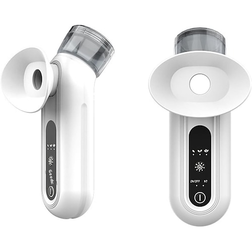 Augendampfer für trockene Augen, verbesserte Dampftherapie zur Augenlinderung, beheizter Nano-Augennebel-Dampfsprüher zur Linderung trockener Augen und im Gesicht, wiederaufladbarer