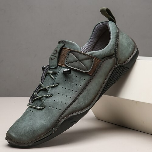 Braune Casual-Sneaker für Herren – vielseitige Schlupfschuhe aus weichem Leder für Komfort im Alltag Image