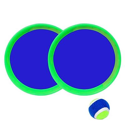 Klebrige Ballspielzeuge - Strandspielzeuge für draußen, Wurf- und Ballsets mit 2 Paddeln und 1 Ball, Strandspielset, Spielplatzset für den Garten, Meer- und Strandzubehör als Halloween-, Oster- und Image