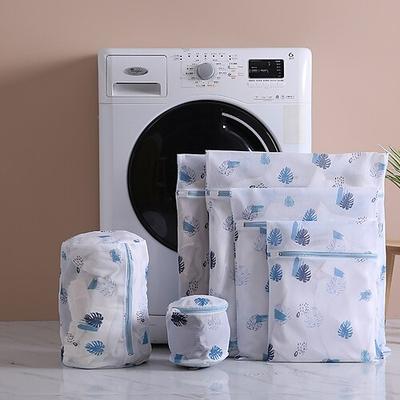 6er-Pack Wäschesäcke aus Netzstoff für Feinwäsche, Dessous-Beutel zum Waschen von Feinwäsche, Wäschesäcke aus Netzstoff, Feinwäschesack für Jeans, Blusen, Strümpfe, BHs Image