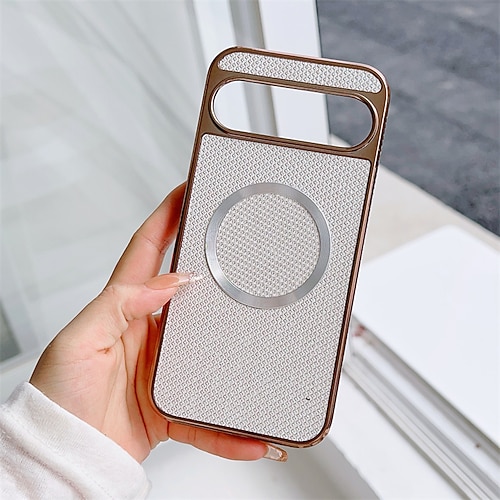 Handy Hülle Handyhüllen Für Google Pixel 10 Pro XL Pixel 9 Pro XL Pixel 8 Pro Rückseite Magnetische Adsorption Magnetisch Unterstützt kabelloses Laden Stoßfest Farbverläufe Geometrisches Muster PC Image