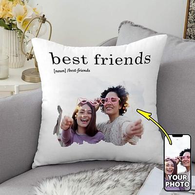 Kissenbezug nach Maß Fügen Sie Ihr Bild hinzu Beste Geschenke für Freunde Personalisierte Geschenk Foto Design Bild Mode Lässiger Kissenbezug Kissenbezug 1 Stück Maßgeschneidert Image