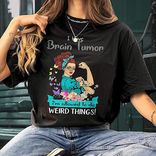 T-Shirt Retro Poster Retro-Mädchen 1950er Retro Vintage T-Shirt Ärmel Grafik für Damen Erwachsene Heißprägen für Maskerade Alltagstauglich Image