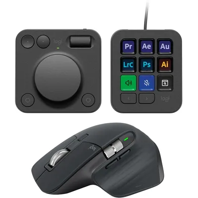 MX Master 3S & Creative Console Bundle: Precision Mouse, Programmable Keys, Control Dial
