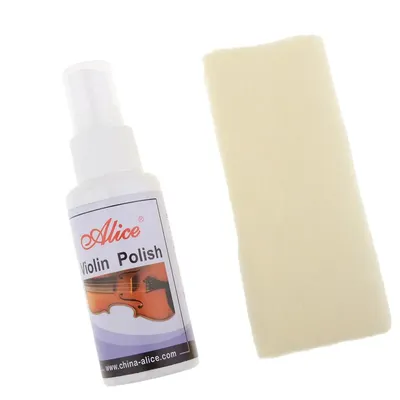 Violin Polishing Oil with Cleaning Cloth Cleaner Kit for Violin Viola