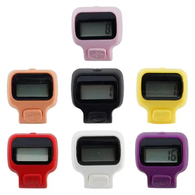 Handheld Tally Counter Clicker Counter Finger Counter W/ Compass Islamic Tasbih Bead 5 Digital