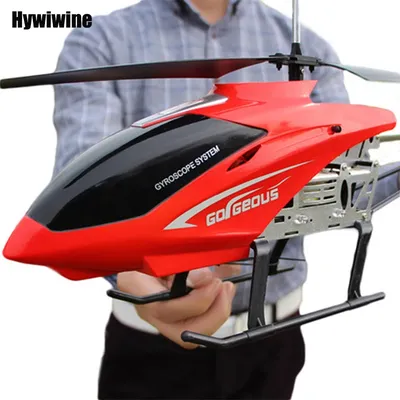Large Remote Control Helicopter Extra 3.5CH 2.4G 80cm Rc Drone Durable Charging Toy Drone Model UAV