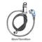 Salon Shampoo Faucet Set with Spray Hose Alloy Tap Hot Cold Mixer Wash Hair Tap Replacement for Home