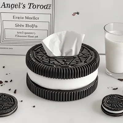 New Minimalist Oreo Paper Box Home Living Room Bedroom Desktop High-End Sense Tissue Box Decorative