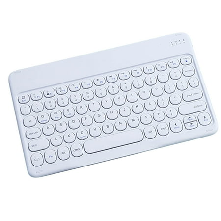 Yufenmy Wireless Keyboards Clearance Portable Bluetooth Colorful Computer Keyboards Wireless Mini Compact Retro Typewriter Flexible Design Keyboard with Compact Slim Profile