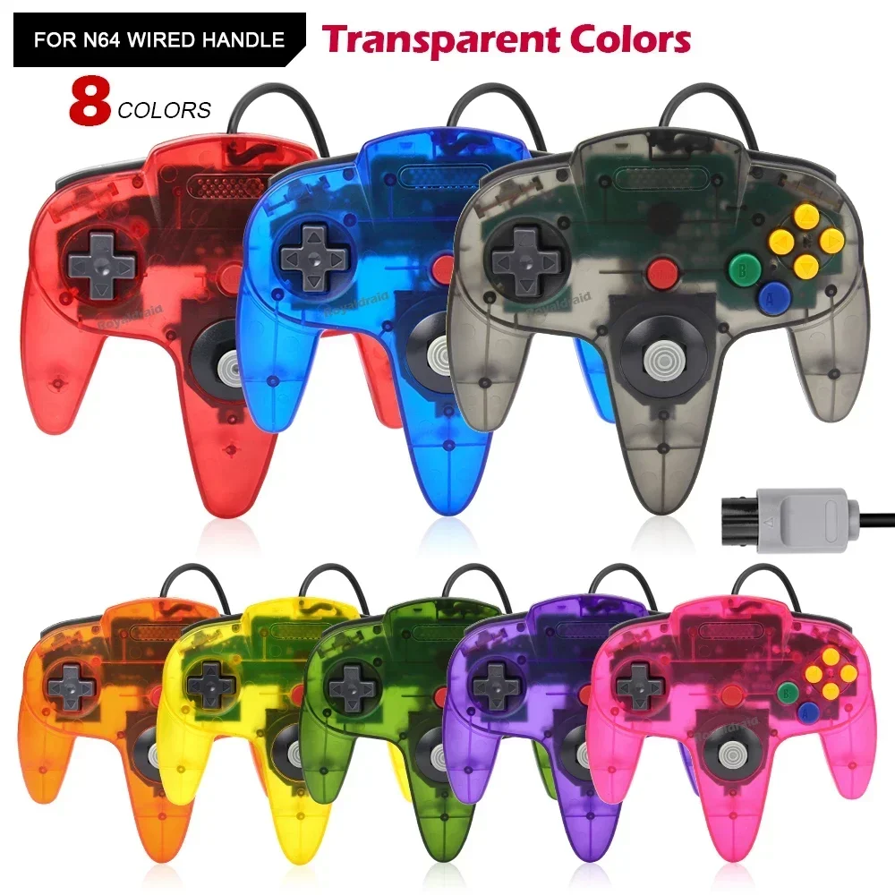 Télécommande filaire classique pour manette de jeu N64, manette de jeu, système de jeu vidéo rétro, 8 couleurs, offres spéciales