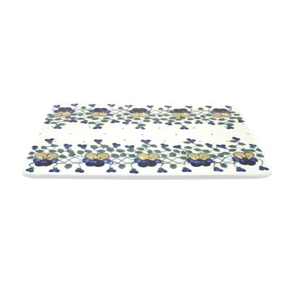 Blue Rose Polish Pottery 58B WR Unikat Cutting Board