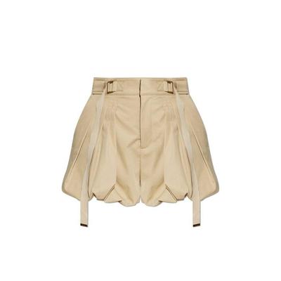 Pleated Shorts - Natural - Chloé Shorts