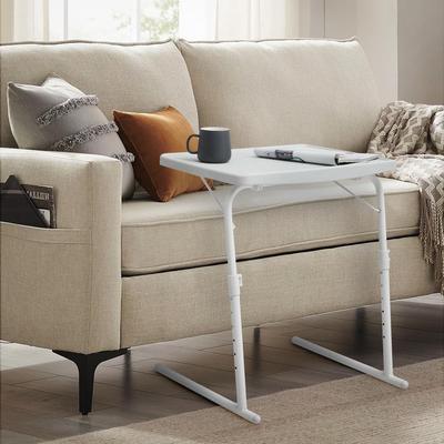 TEMU Folding Table Tv Dinner Portable Adjustable Desk Laptop Bed Serving Tray Desk Sofa Bed Side Dinner Tray, Dinner Adjustable Lap Tray Desk Sofa Bed Side Dinner Tray Image
