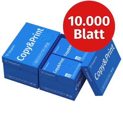 TEMU New! Easyprint Printer Paper Copier Paper 10000 Sheets 20 X 500 A4 White Cie 160 Environmental Certificate Image