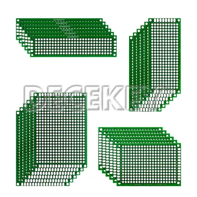 4PCS-40PCS Universal PCB Prototyp Bord Grün Doppelseitige 2x8 3x7 4x6 5x7 7x9CM Protoboard Image