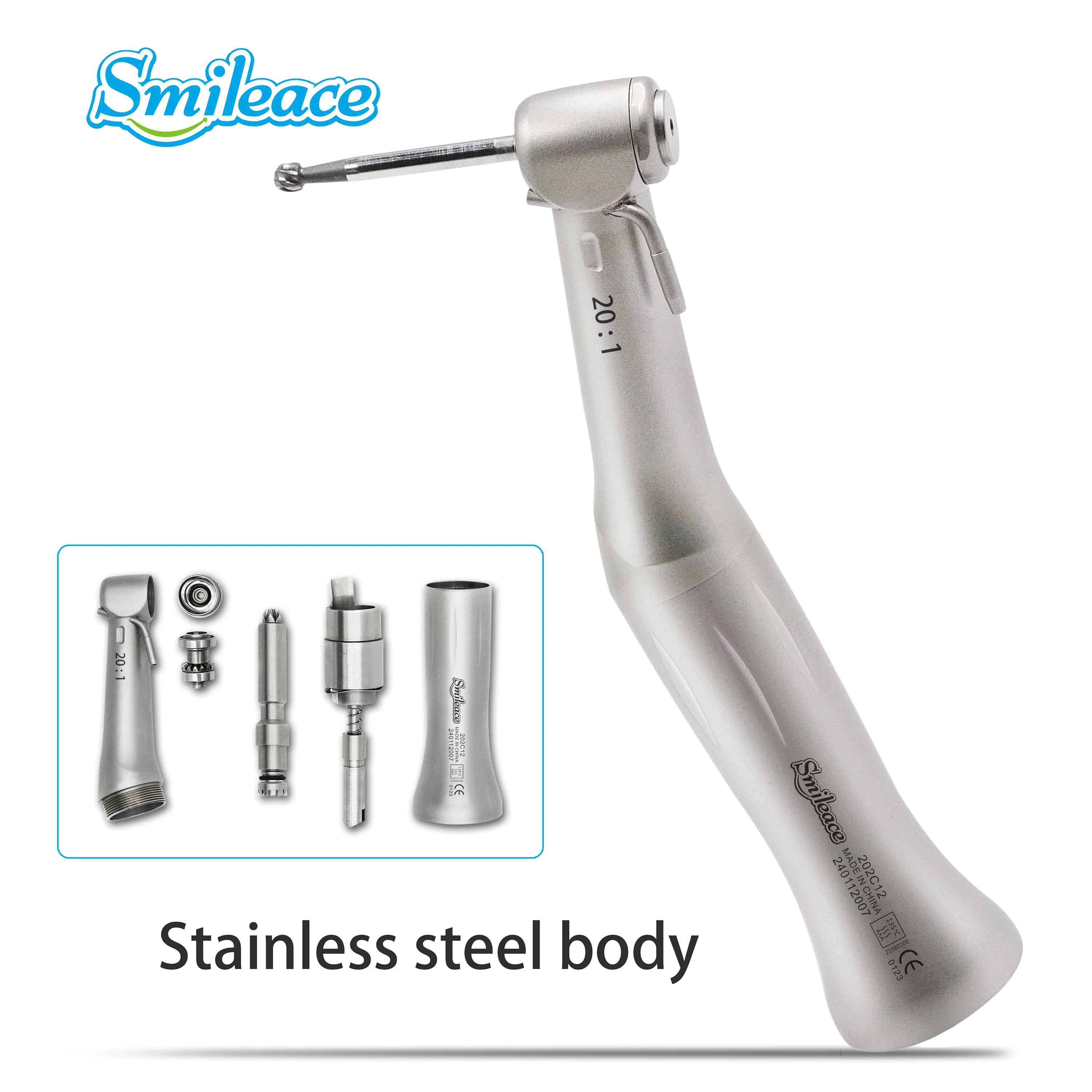 Dental 20:1 Winkelstück Niedrige Geschwindigkeit Handstück Odontologia Implantat Chirurgie Winkelstück Zahnmedizin Ausrüstung für S-MAX SG20 Image