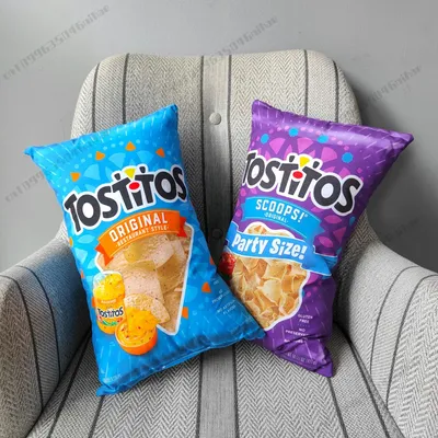 Lustige Lebensmittel Tostitos Chips Kissenbezug Schlafzimmer Kissenbezug Sofa Kissenbezug Bett Kissenbezug 40X60cm Auto Büro Sitzbezug Image