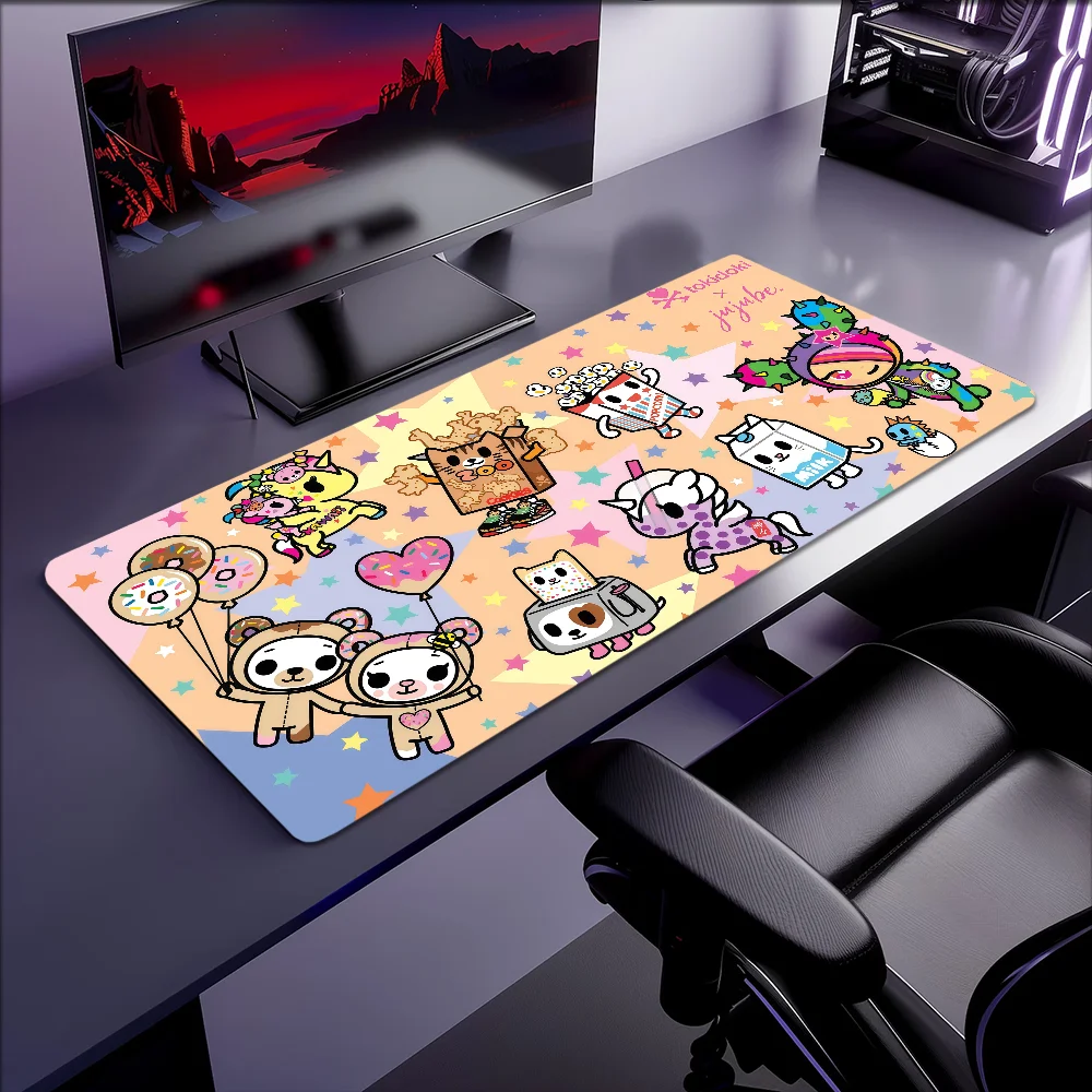 Cartoon Gummi Desktop XXL Schreibtische Tokidoki Rutschfestes Gaming Verdicktes großes Mauspad Büro Image
