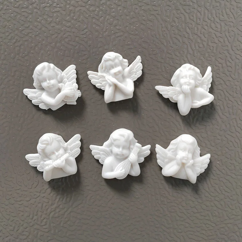 6 teile/satz Engel Magnet Wohnkultur Kunst Geschenk DIY Zubehör Kühlschrank Magnet Aufkleber Notizen Nachricht Post Inhaber Image