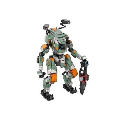 BuildMoc Titanfalls 2 Ion-Klasse Titan Reaper Titan BT-7274 Bausteinmodell-Set Mecha Roboter Image