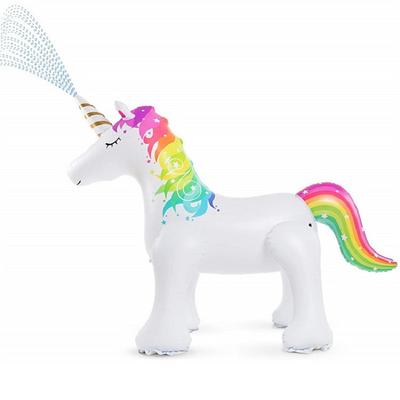 Sprinkler for Kids Unicorn Water Sprinklers Inflatable Toys for Outdoor Play Summer Yard Kids and Adults Party Decoration