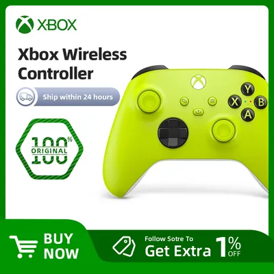 Microsoft Xbox Core Wireless Controller - Volt / White/Black- for Xbox Series S X XSS XSX Xbox One