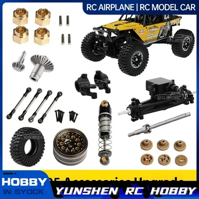 Udirc 1:24 Ucx 2405 Snow Leopard Original Accessories Metal Upgrades Motor Electric Tire Shell Cvd Remote Control