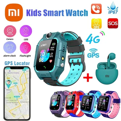 Xiaomi Kids Smart Watch 4G Sim Card Call Camera GPS Location SOS Antil-lost IP67 Waterproof Smart