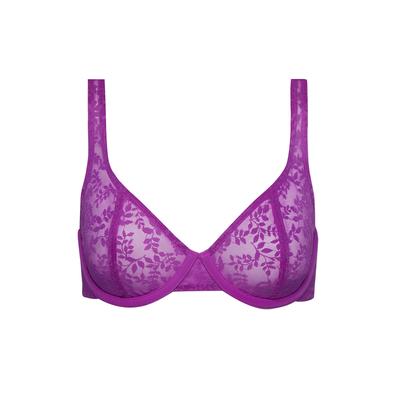 Plus Size Women's The Scoop - Botanical Lace by CUUP in Lush (Size 36 H)