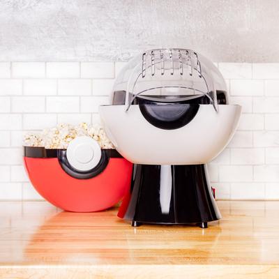 Pokemon Pokeball Popcorn Maker by UNCANNY BRANDS in Red (Size OS)