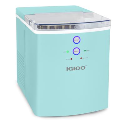 Igloo 33-Pound Automatic Portable Countertop Ice Maker Machine, Aqua