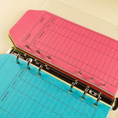TEMU 6/12/18/24/36/48/60pcs Monthly Weekly Cash Envelope Pp Loose-leaf Binder Budget Planner Sheets For Budgeting Saving Sinking Funds Daily Expenses With Sticker Image