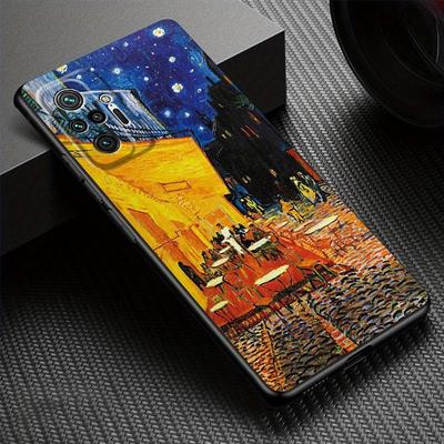 TEMU Art Oil Painting Gogh Phone Case For Xiaomi Pro 11 12 12s 13 Pro Plus 5g 11pro 11s 8 9 9s 9t 12pro Soft Cover Shell Image