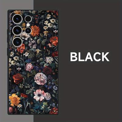 TEMU Vibrant Floral Phone Case S24 Ultra, 25 Plus, S23, S22, S20 5g, And S21 Fe - Soft Back Cover Image
