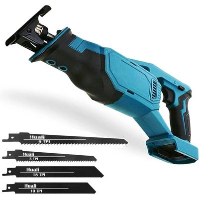 Akku-Säbelsäge, DJR183Z Säbelsäge Ersatz, variable Drehzahl, mit 4 Messern, LED-Licht, 0-3000SPM, Image