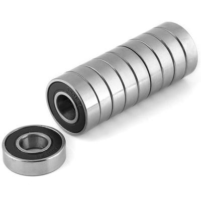 Memkey - 10 Stück Mehrzweck-Kugellager mit Gummidichtung, tiefe Nut 6001-2RS (12 x 28 x 8 mm) Image