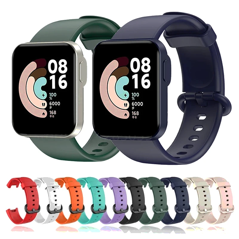 Uhrenarmbänder für Redmi Watch 2, Ersatz-Silikonarmband für Xiaomi Mi Watch Lite Poco Smart Watch Strap Correa Armband Image