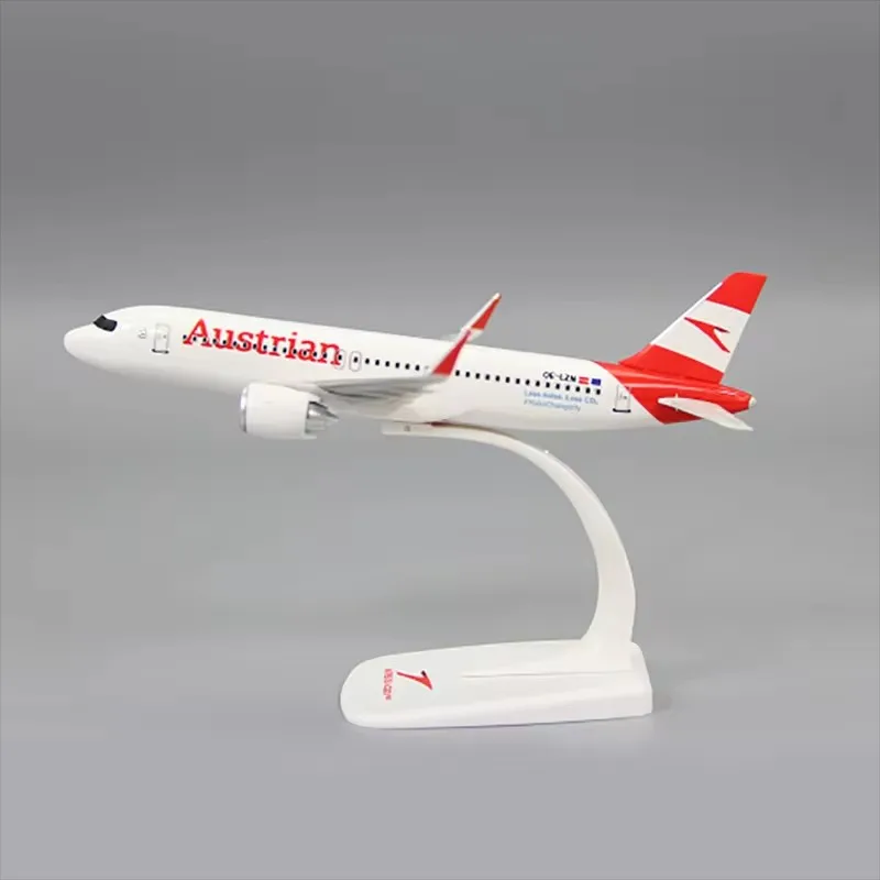 Maßstab 1:200 A320 A320neo Österreichisches Flugzeug Flugzeug Flugzeug ABS Kunststoff Montage Modell Spielzeug Image