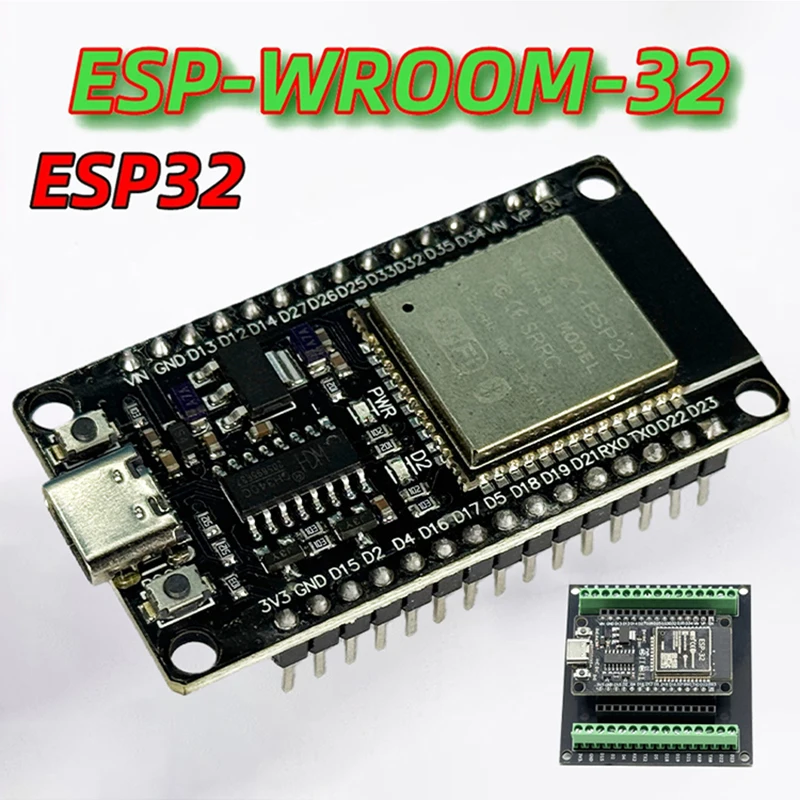 ESP32-Entwicklungsplatine Typ C CP2102 WIFI Bluetooth-Modul Dual Core Wireless-Modul ESP-32 ESP-WROOM-32 Erweiterungsplatine 30-polig Image
